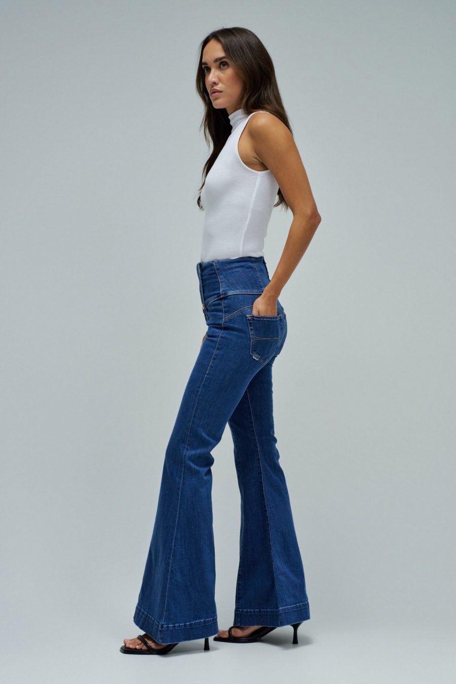 JEANS DIVA PUSH IN FLARE