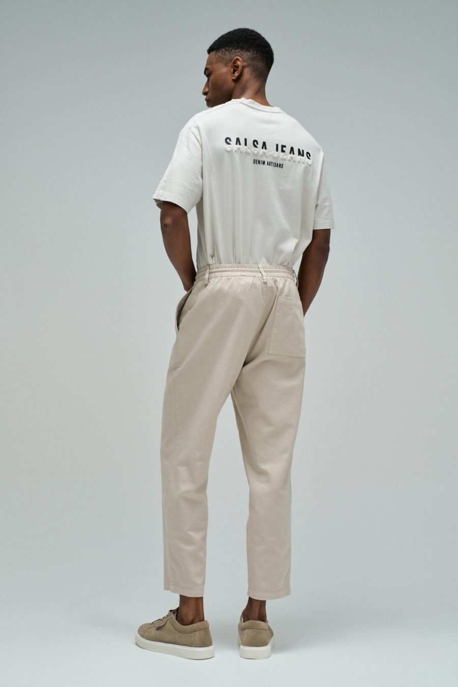 CALÇAS JOGGERS COM LINHO