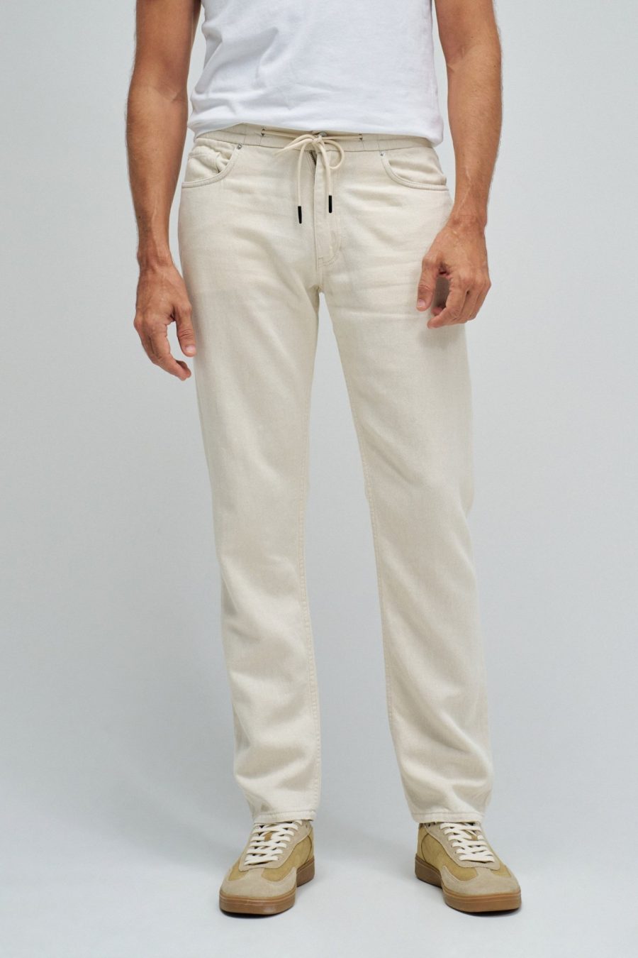 CALÇAS JOGGERS COM LINHO